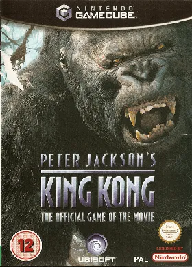 Peter Jackson's King Kong - The Official Game of the Movie box cover front
